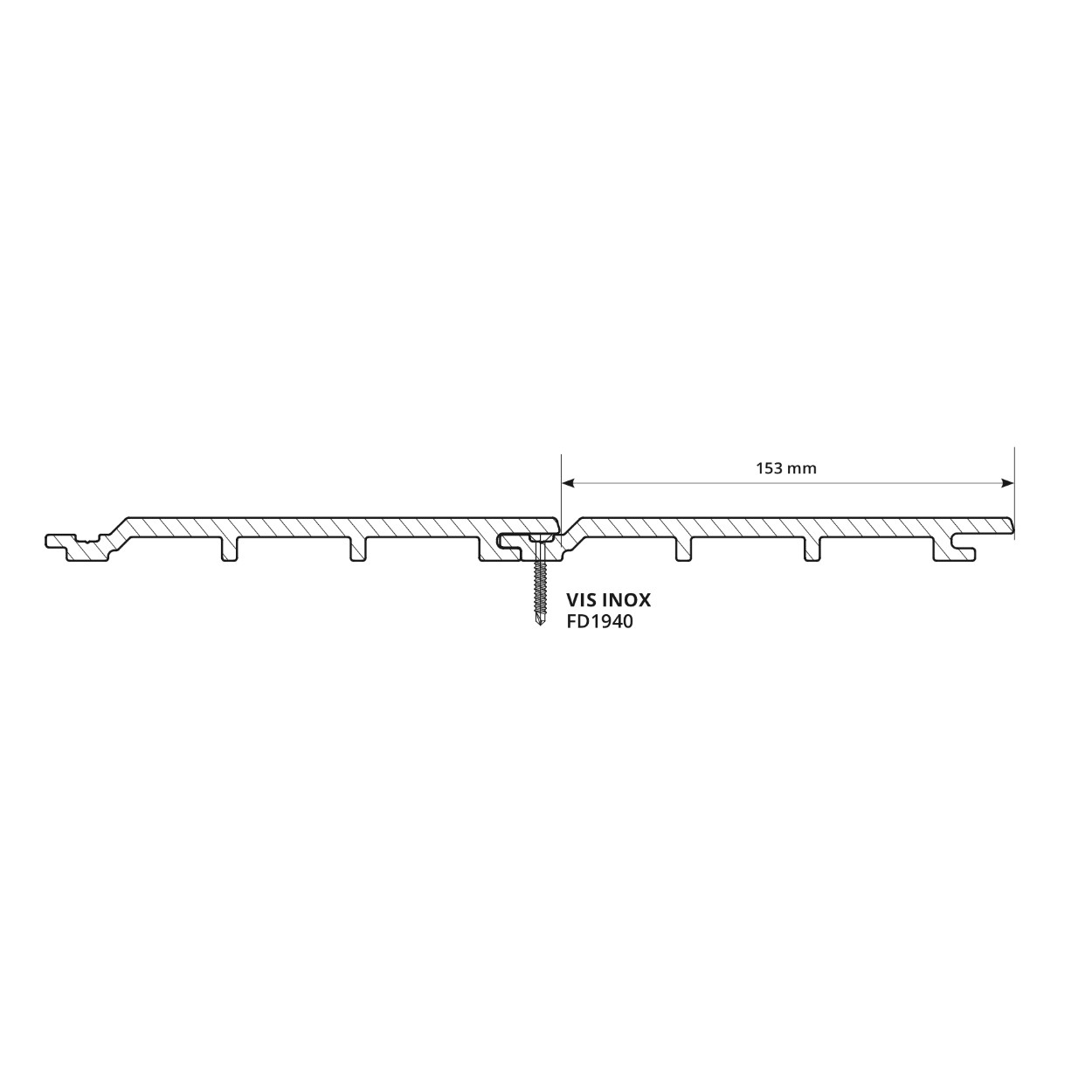 Fiberdeck WEO Essential Gevelbekleding Light Grey 290cm